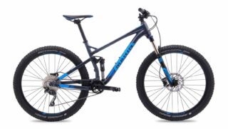 Profile of Marin Hawk Hill mountain bike.