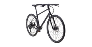 2022 Marin Muirwoods front view Gloss Black/Reflective Black.