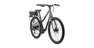 2022 Marin Stinson E front view Gloss Black/Charcoal.