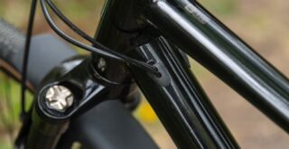 2022 Marin DSX FS frame detail.