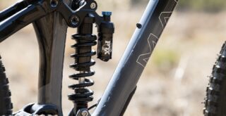 Marin Rift Zone Carbon XR shock detail.