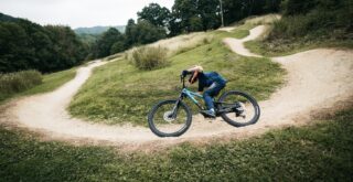 Boy riding Rift Zone 26, UK.