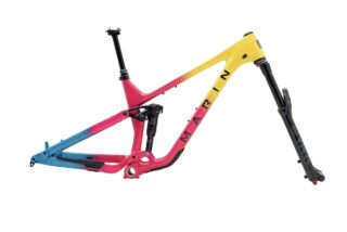 Marin Alpine Trail Carbon Fun² frame kit profile.