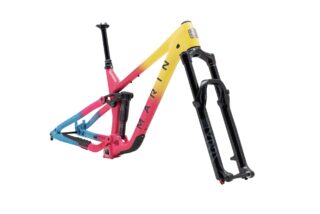 Marin Alpine Trail Carbon Fun² frame kit front 3/4.