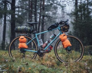 Marin Four Corners frame and fork and gear mounts.