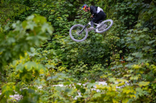 matt jones jumping marin san quentin with green leafy background